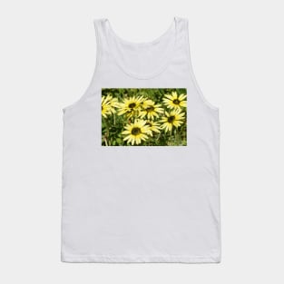 Yellow Daisy Flowers Tank Top